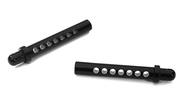 C28058BLACK Billet Machined Alloy 6mm Size Body Post 44mm Tall - Image 1