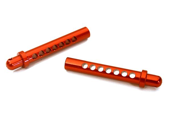 C28058RED Billet Machined Alloy 6mm Size Body Post 44mm Tall - Image 1