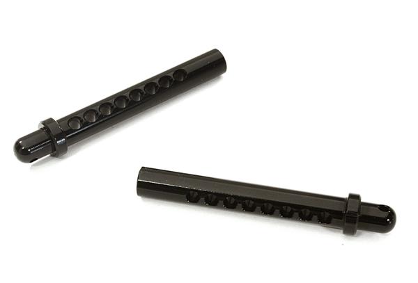 C28059BLACK Billet Machined Alloy 6mm Size Body Post 49mm Tall - Image 1