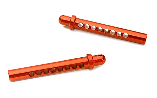 C28059RED Billet Machined Alloy 6mm Size Body Post 49mm Tall - Image 1