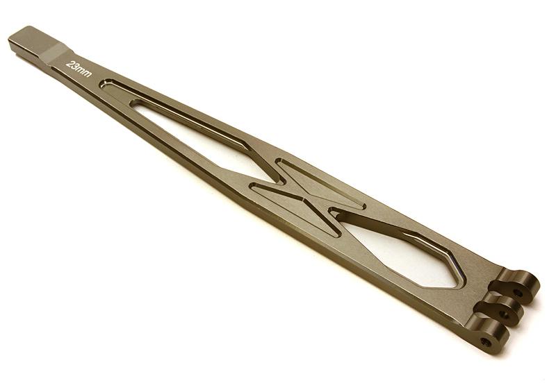 C28076GUN Billet Machined Alloy Battery Plate for Traxxas 1/10 TRX-4 Crawler & 4-Tec 2.0 - Image 1