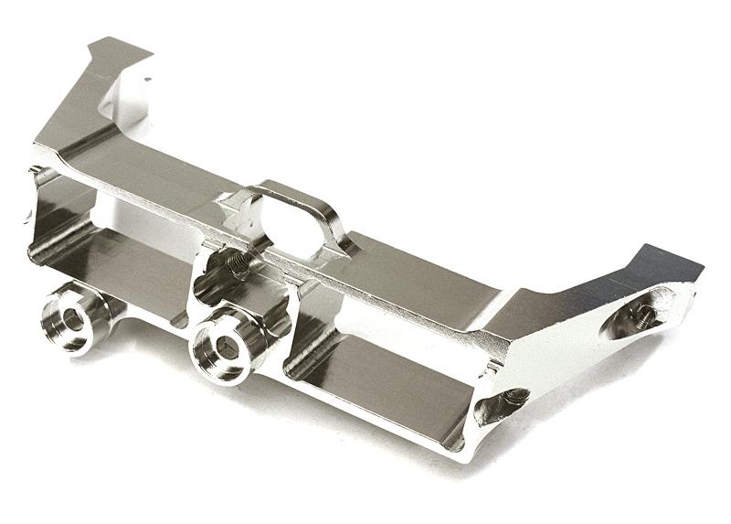 C28078SILVER Billet Machined Alloy T-Lock Servo Mount for Traxxas TRX-4 Scale & Trail Crawler - Image 1