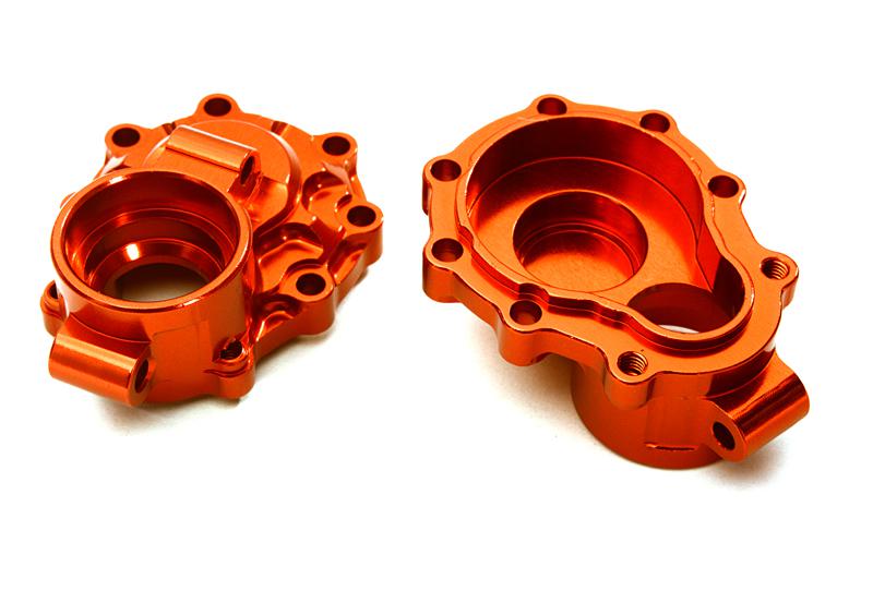 C28079RED Billet Machined Alloy Rear Inner Portal Drive Housings for Traxxas TRX-4 Crawler - Image 1