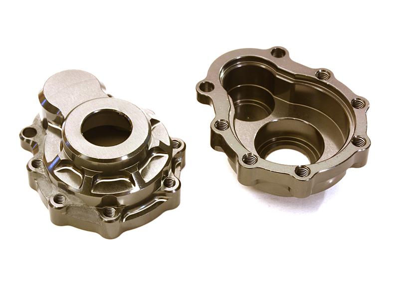 C28080GUN Billet Alloy Portal Outer Housings for Traxxas TRX-4 Scale & Trail Crawler - Image 1