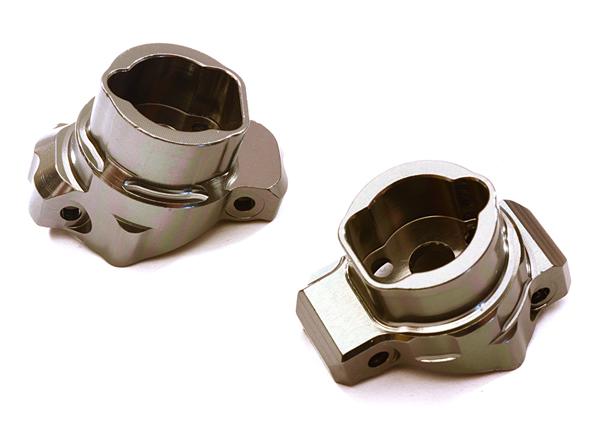 C28081GUN Billet Machined Alloy Rear Portal Drive Axle Mount for Traxxas TRX-4 Crawler - Image 1