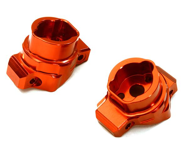 C28081RED Billet Machined Alloy Rear Portal Drive Axle Mount for Traxxas TRX-4 Crawler - Image 1