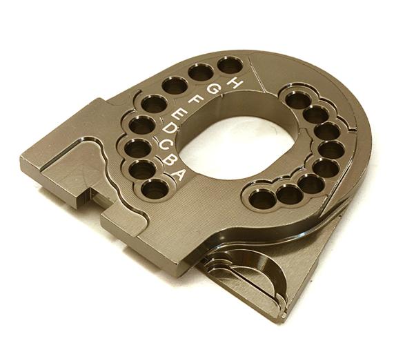 C28082GUN Billet Machined Motor Mounting Plate for Traxxas TRX-4 Scale & Trail Crawler - Image 1
