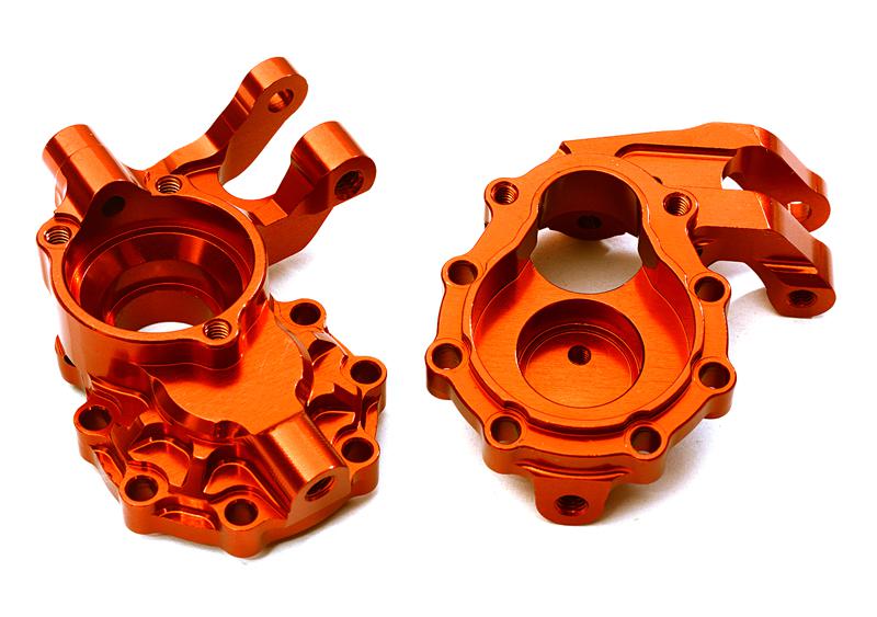 C28086RED Machined Alloy Front Inner Portal Drive Housings for Traxxas TRX-4 Crawler - Image 1