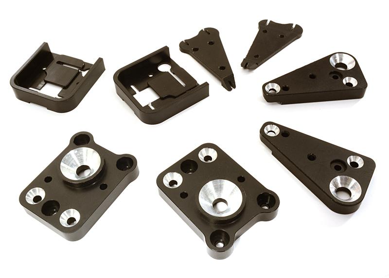 C28095 Machined Front & Rear Alloy LED Mounts w/Molded Brackets for TRX-4 - Image 1