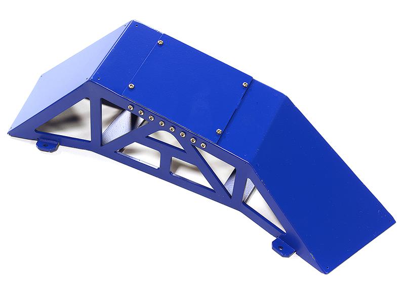 C28119BLUE Realistic Heavy-Duty Metal Display Ramp 300x75x80mm for 1/10 Scale Off-Road - Image 1