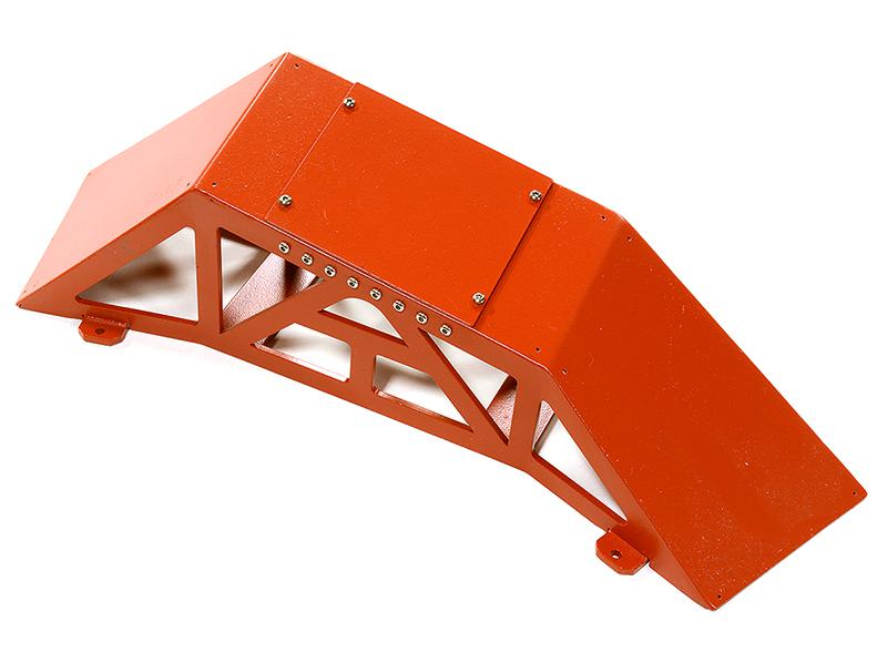 C28119RED Realistic Heavy-Duty Metal Display Ramp 300x75x80mm for 1/10 Scale Off-Road - Image 1