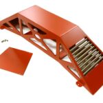 Realistic Heavy-Duty Metal Display Ramp 375x100x75mm for 1/10 Scale Off-Road