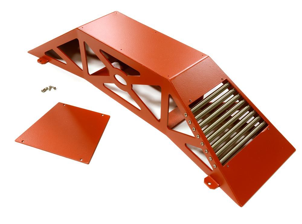 C28120RED Realistic Heavy-Duty Metal Display Ramp 375x100x75mm for 1/10 Scale Off-Road - Image 1