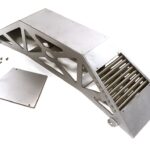 Realistic Heavy-Duty Metal Display Ramp 375x100x75mm for 1/10 Scale Off-Road