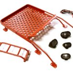 Realistic Alloy Luggage Tray w/LED Spot Lights for 1/10 FJ Cruiser (HPI, Tamiya)