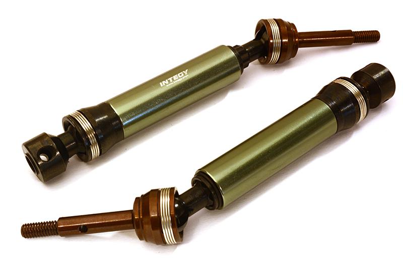 C28124GUN XHD Steel Rear Universal Drive Shaft (2) for Traxxas 1/10 Slash & Stampede 4X4 - Image 1