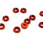 Billet Machined M3 Size Color Concave Alloy Washer Kit 10pcs