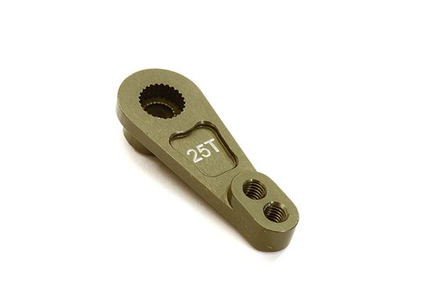 C28137GUN Billet Machined Alloy Servo Horn 25T for Traxxas TRX-4 (r=18, 22.5mm) - Image 1