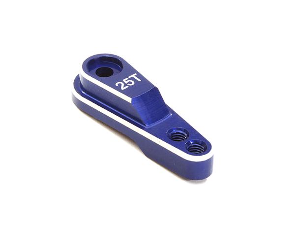 C28138BLUE Billet Machined Alloy Servo Horn 25T for Traxxas TRX-4 (r=18, 22mm) - Image 1