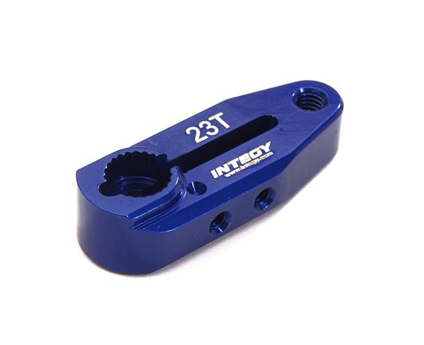 C28140BLUE Billet Machined Alloy Servo Horn 23T for KO & JR Type Servo (r=20mm) - Image 1