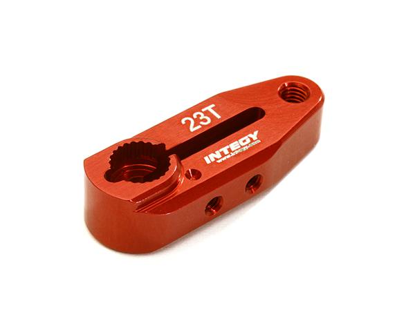 C28140RED Billet Machined Alloy Servo Horn 23T for KO & JR Type Servo (r=20mm) - Image 1
