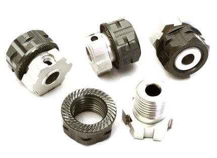 Billet Machined 17mm Wheel Hex (4) +0mm Offset for T-Maxx, 1/10 Revo & Summit