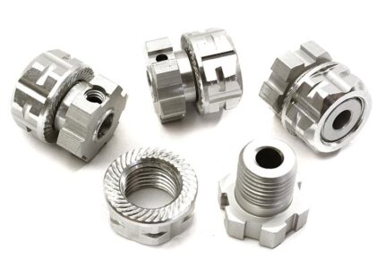 Billet Machined 17mm Wheel Hex (4) +0mm Offset for T-Maxx, 1/10 Revo & Summit