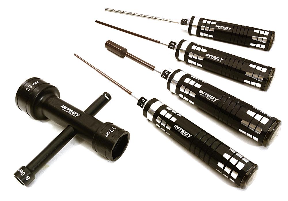 C28160BLACK Race Edition Combo Size 5pcs Competition Tool Set for Traxxas X-Maxx 4X4 - Image 1