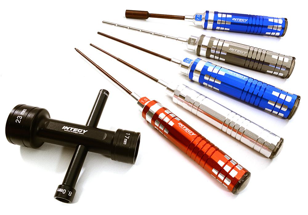 C28161COLOR Race Edition Combo Size 6pcs Competition Tool Set for 1/10 Summit & E-Maxx - Image 1