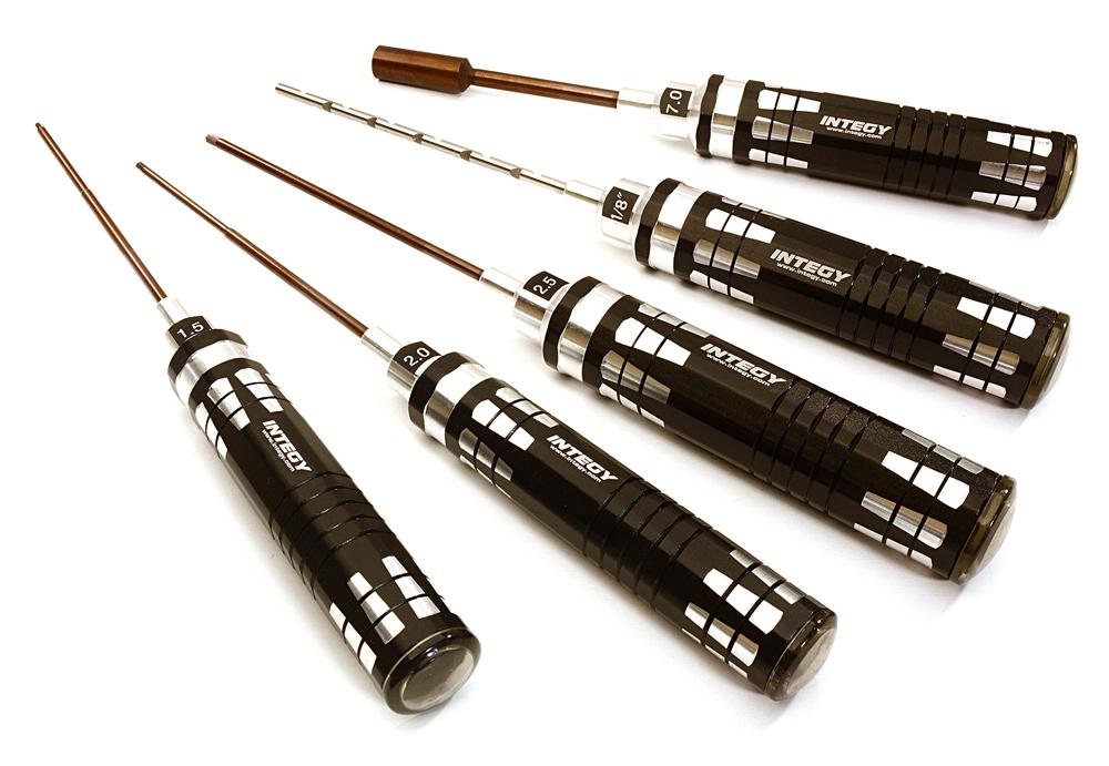 C28162BLACK Race Edition Combo Size 5pcs Competition Tool Set for Stampede 4X4 & Slash 4X4 - Image 1