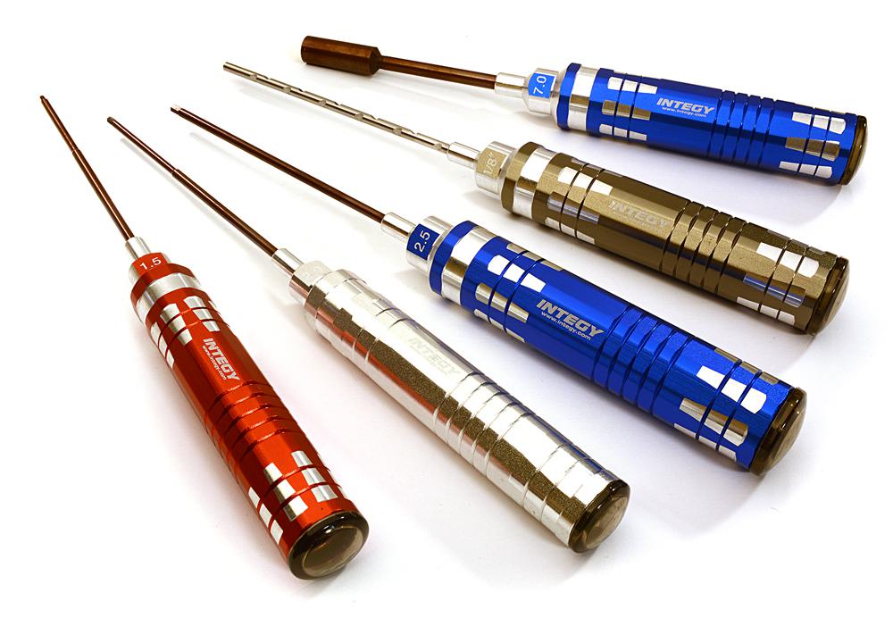 C28162COLOR Race Edition Combo Size 5pcs Competition Tool Set for Stampede 4X4 & Slash 4X4 - Image 1