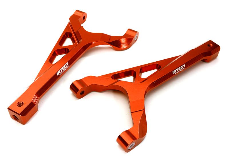 C28171RED Billet Machined Front Upper Suspension Arms for Traxxas 1/10 Scale Summit 4WD - Image 1