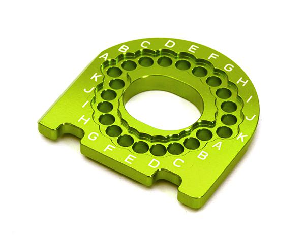 C28178GREEN Billet Machined Motor Mounting Plate for Traxxas 4-Tec 2.0 - Image 1