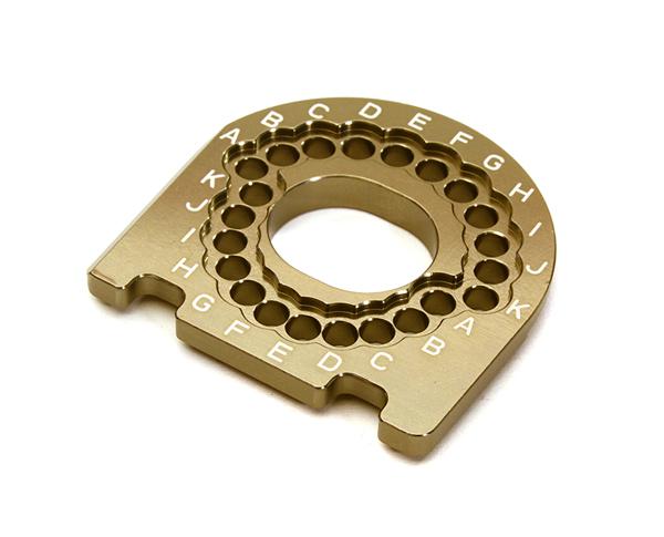 C28178GREY Billet Machined Motor Mounting Plate for Traxxas 4-Tec 2.0 - Image 1