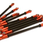 Alloy Machined Steering & Suspension Linkage Set(10) for 1/10 TRX-4 (12.8-in WB)