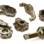 Machined Alloy Front Portal Housings & Uprights for Traxxas 1/10 TRX-4