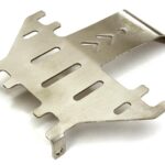 Silver Steel Center Skid Plate for Traxxas 1/10 TRX-4 RC Crawler