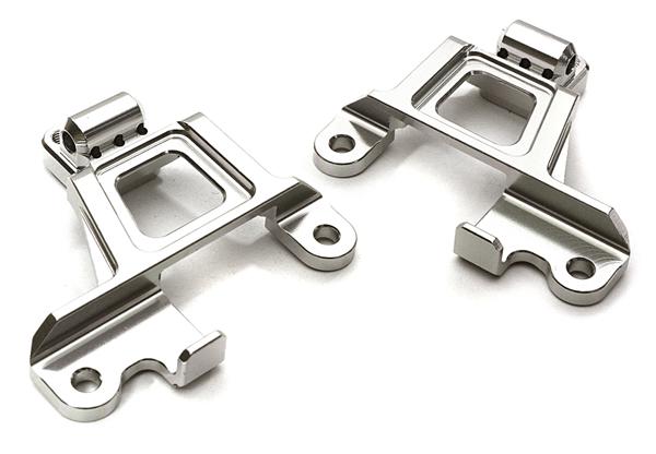 C28204SILVER Billet Machined Rear Shock Tower for Traxxas TRX-4 (82024-4, 82056-4 & 82066-4) - Image 1