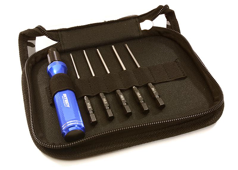 C28211BLUE QuickPit 6 Pc Set Phillips+Allen w/ 1/4 Inch Adapter 1.5 2.0 2.5 3.0 (prototype) - Image 1