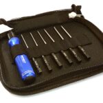 QuickPit 7 Piece Set, Allen Hex Tip w/ 1/4 Adapter (0.05 1.5 1/16 5/64 3/32 2.5)