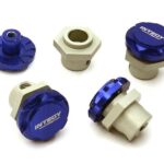 Billet Machined 17mm Hex Wheel Hub +6mm Offset (4) for TRX 1/10 Slash & Stampede