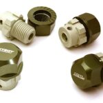 Billet Machined 17mm Wheel Hex (4) +6mm Offset for T-Maxx, 1/10 Revo & Summit