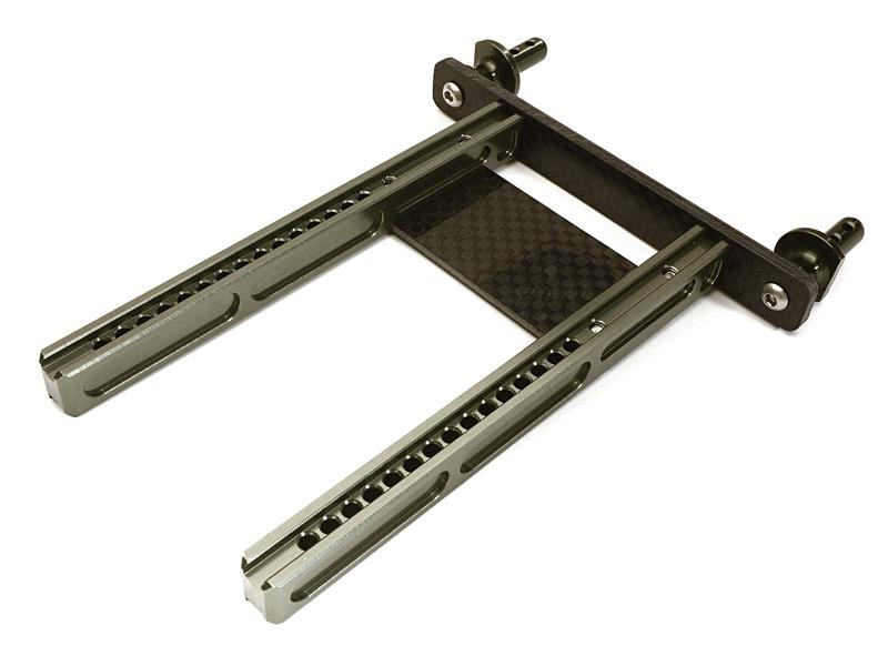 C28234GUN Adjustable Rear Body Mount & Post Set for Traxxas TRX-4 Scale & Trail Crawler - Image 1