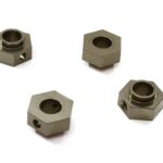 Alloy Machined 12mm Hex Wheel (4) Hub 5mm Thick for Traxxas TRX-4 Scale Crawler