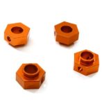 Alloy Machined 12mm Hex Wheel (4) Hub 5mm Thick for Traxxas TRX-4 Scale Crawler