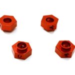 Alloy Machined 12mm Hex Wheel (4) Hub 5mm Thick for Traxxas TRX-4 Scale Crawler