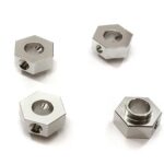 Alloy Machined 12mm Hex Wheel (4) Hub 5mm Thick for Traxxas TRX-4 Scale Crawler