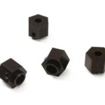 Alloy Machined 12mm Hex Wheel (4) Hub 9mm Thick for Traxxas TRX-4 Scale Crawler