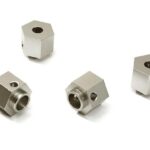 Alloy Machined 12mm Hex Wheel (4) Hub 9mm Thick for Traxxas TRX-4 Scale Crawler