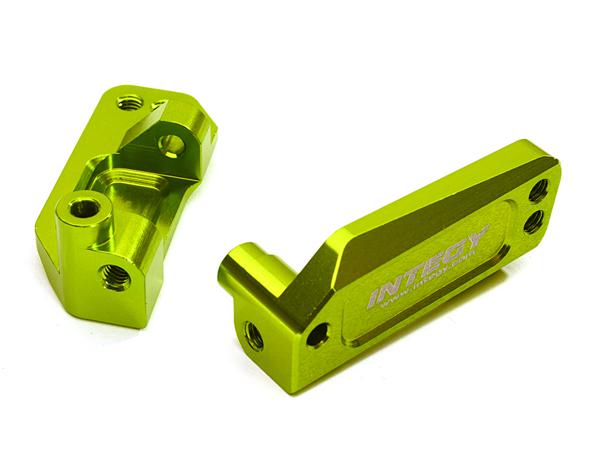 C28324GREEN Billet Machined Caster Blocks for 1/10 Rustler 2WD, Stampede 2WD, Slash 2WD 3632 - Image 1